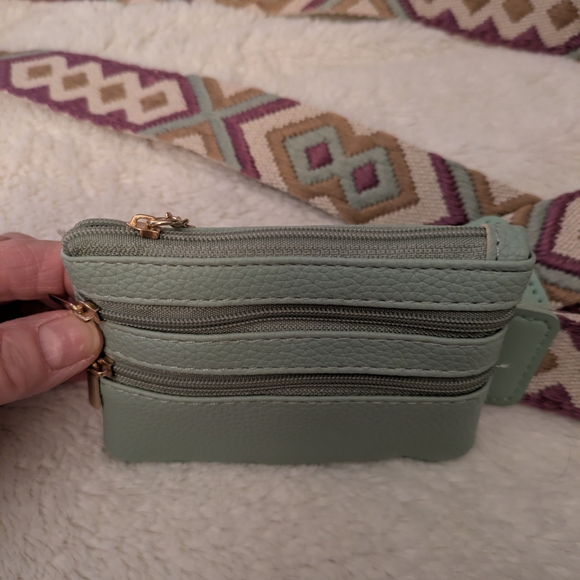Mint Green Crossbody Bag - Picture 1 of 5